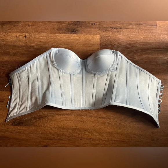 NWOT Blue Corset - Picture 4 of 9